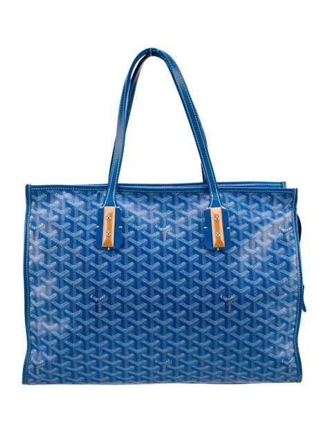 goyard marquises tote price 2017|Blue Spinach Goyard White Goyardine Marquises Tote .